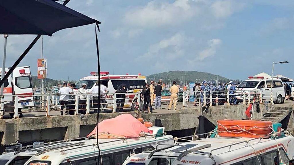 Accidente de barco en vietnam