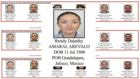 Ella es Wendy Dalaithy Amaral Arévalo, la mexicana vinculada a Los Cuinis que se declaró culpable en EE. UU.