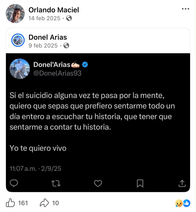 suicidio facebook