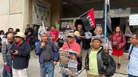 ¡Otra vez en las calles! CNTE protesta frente a la SEP en CDMX