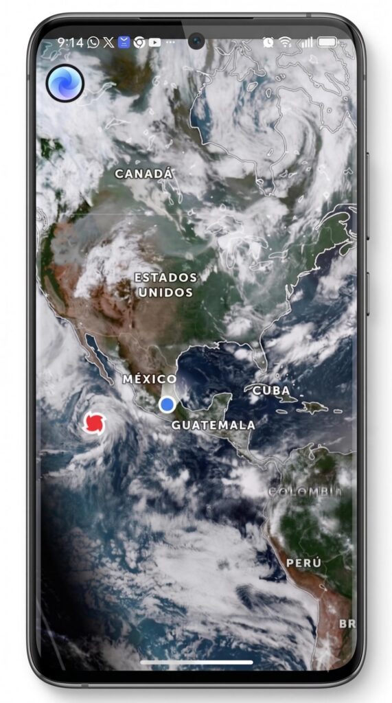 ¿Cómo seguir la trayectoria de huracán Genevieve en vivo?