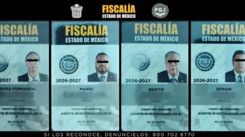 Detienen a 4 agentes de la FGJEM por presunto secuestro exprés para extorsionar