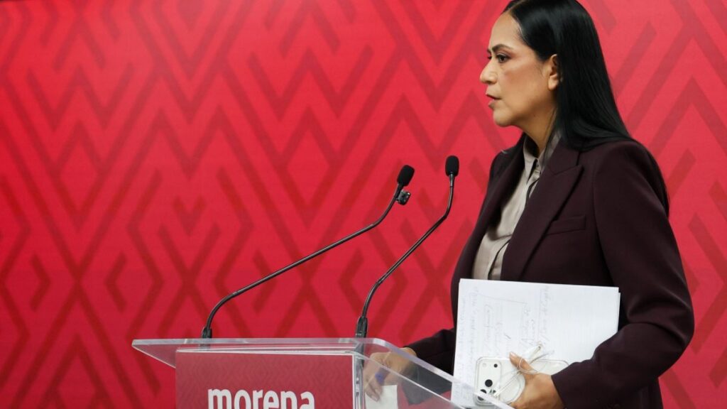 Ariadna Montiel, dirigente de Morena, habla sobre afiliación al partido de Alejandro Enrique Arcos, señalado por posibles vínculos con la mafia rusa.