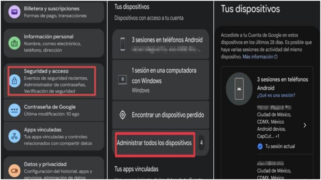 Cerrar cuenta de Gmail