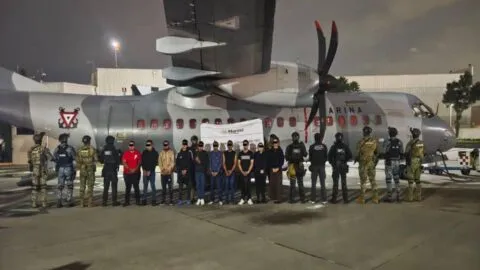 Detienen a 20 integrantes del CJNG en Hidalgo, Jalisco y Michoacán; aseguran tigres, panteras, armas, droga y 113 vehículos