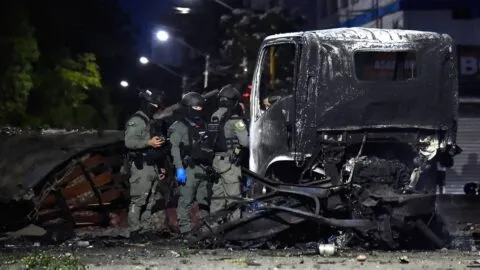 Explota camión bomba en Cúcuta, Colombia; deja 11 heridos