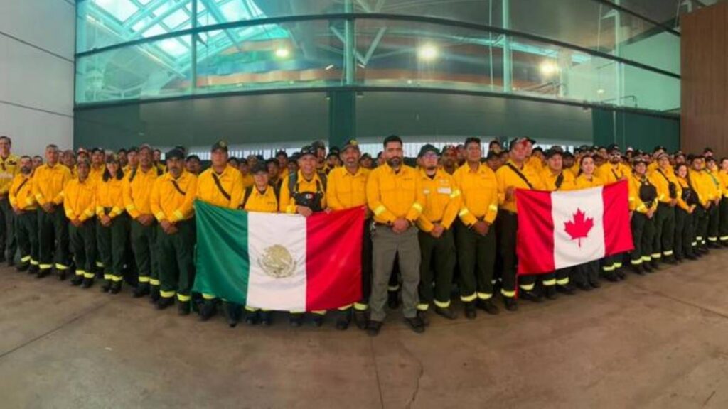 Combatientes mexicanos viajan a Canadá.