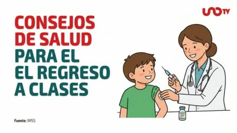 IMSS da recomendaciones a padres de familia para cuidar la salud de sus hijos en este regreso a clases