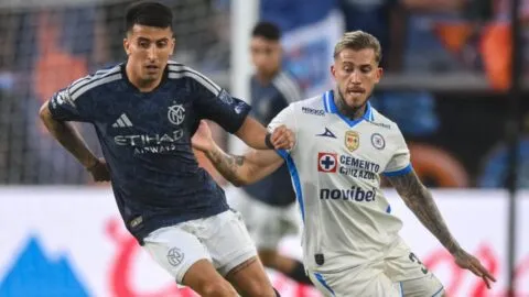 Cruz Azul golpea en Nueva York y acaricia la siguiente ronda de la Leagues Cup