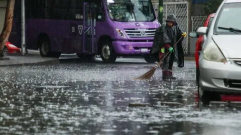 Alerta amarilla en CDMX por lluvias y posible caída de granizo; se registran fuertes precipitaciones