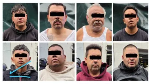Caen 15 personas durante operativo contra despojo en la GAM; había cuatro menores