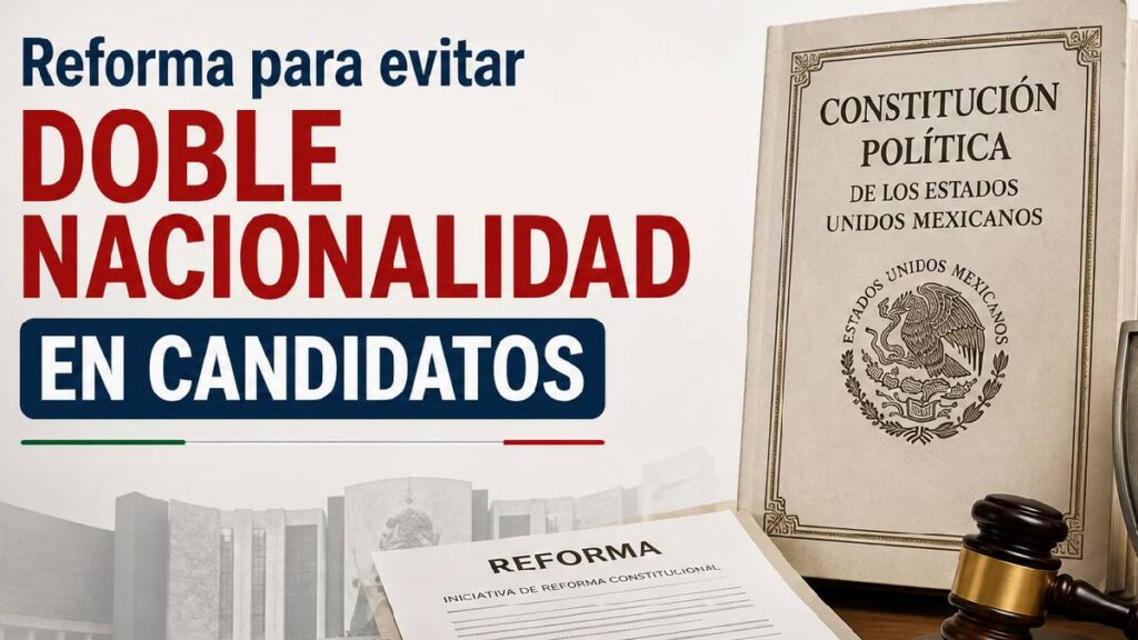 reforma para evitar doble nacionalidad en candidatos