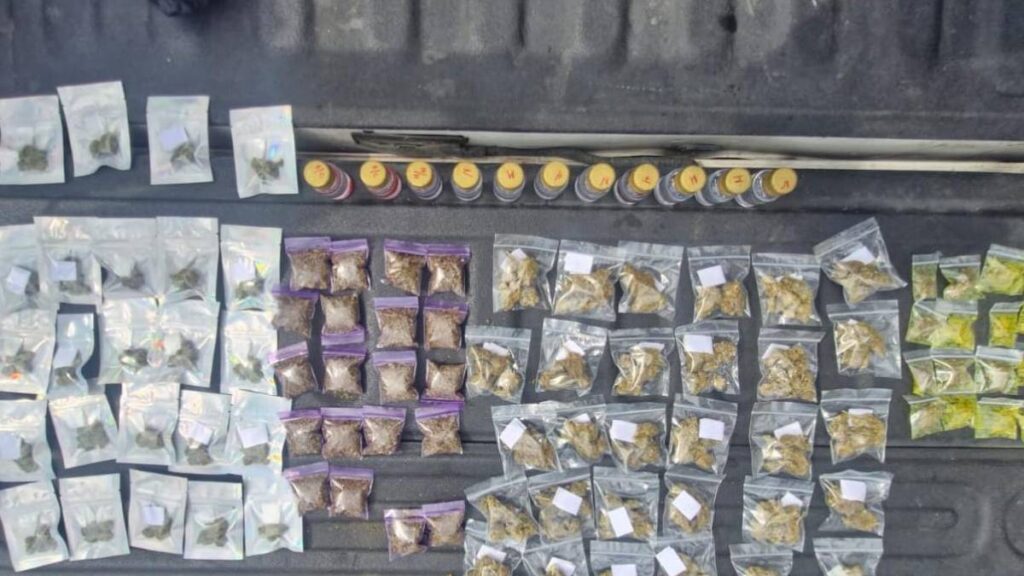SSC detuvo a un hombre con 100 dosis de posible marihuana y botellas de solvente en calles de la alcaldía Venustiano Carranza.