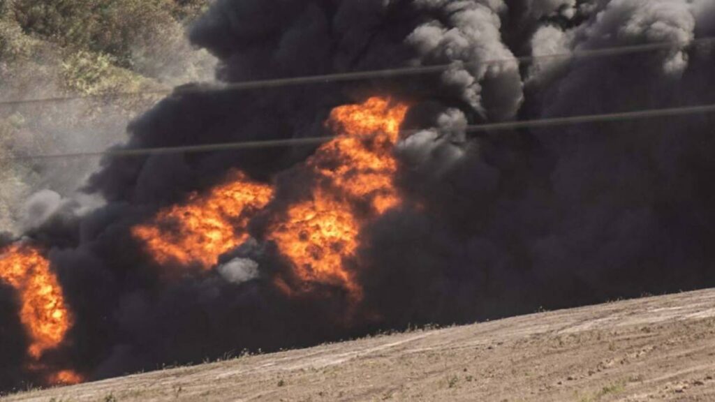 Explosión en caseta de peaje en Colombia
