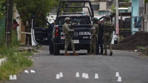 Fuerte balacera en Tuxpan, Nayarit: sujetos disparan contra policías