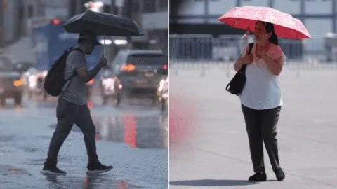 ¡No olvides el paraguas este domingo! Lluvias se prevén en 31 estados y onda de calor en cinco
