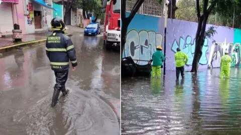 Fuertes lluvias causan inundaciones y afectan la movilidad en CDMX