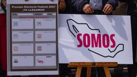 ¡Revés en el INE! SOMOS obtiene validación de nombre, pero logotipo es rechazado