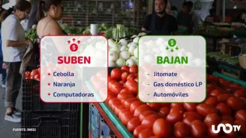 Jitomate y gas LP ayudan a contener la inflación, pero cebolla se dispara casi 19% en julio