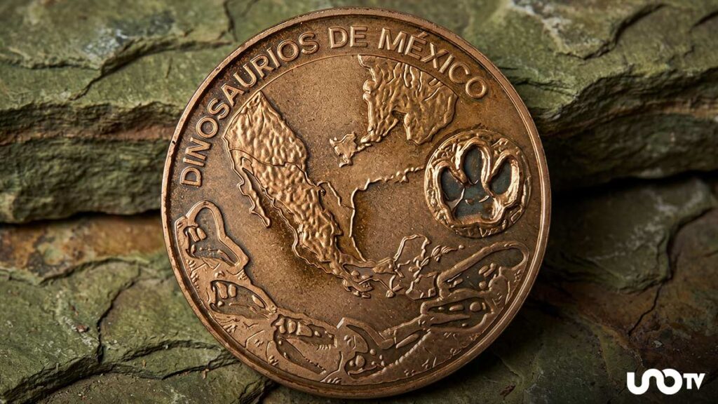 medallas dinosaurios de México