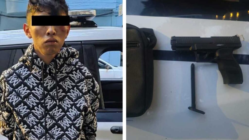 Sujeto con arma réplica intenta asaltar camioneta de Coordinador del C5