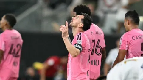 Inter Miami se estrena con victoria en la Leagues Cup con doblete de Messi ante San Luis