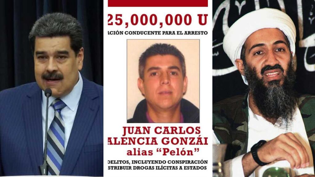 Las recompensas más altas ofrecidas por EE.UU.