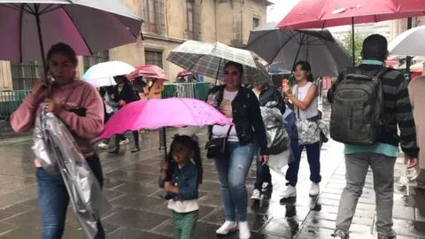 ¡No guardes el paraguas! Habrá lluvias intensas en gran parte de México este fin de semana