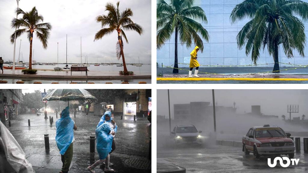 Lluvias fuertes en México.