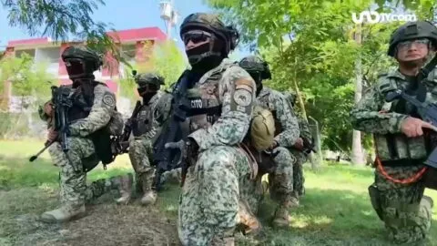 Los "Murciélagos" del Ejército blindan el cielo de Tierra Caliente, Michoacán
