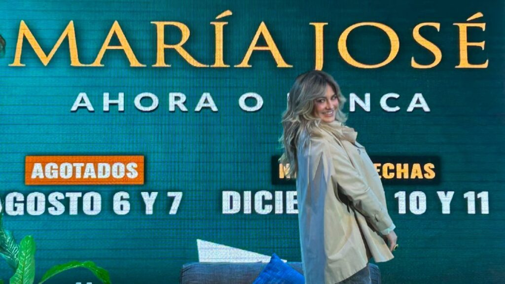 María José abre dos fechas más para cantar a todo pulmón en el Auditorio Nacional