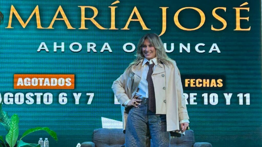 María José abre dos fechas más para cantar a todo pulmón en el Auditorio Nacional