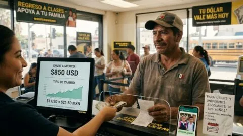 El regreso a clases en México impulsaría el envío de remesas desde Estados Unidos