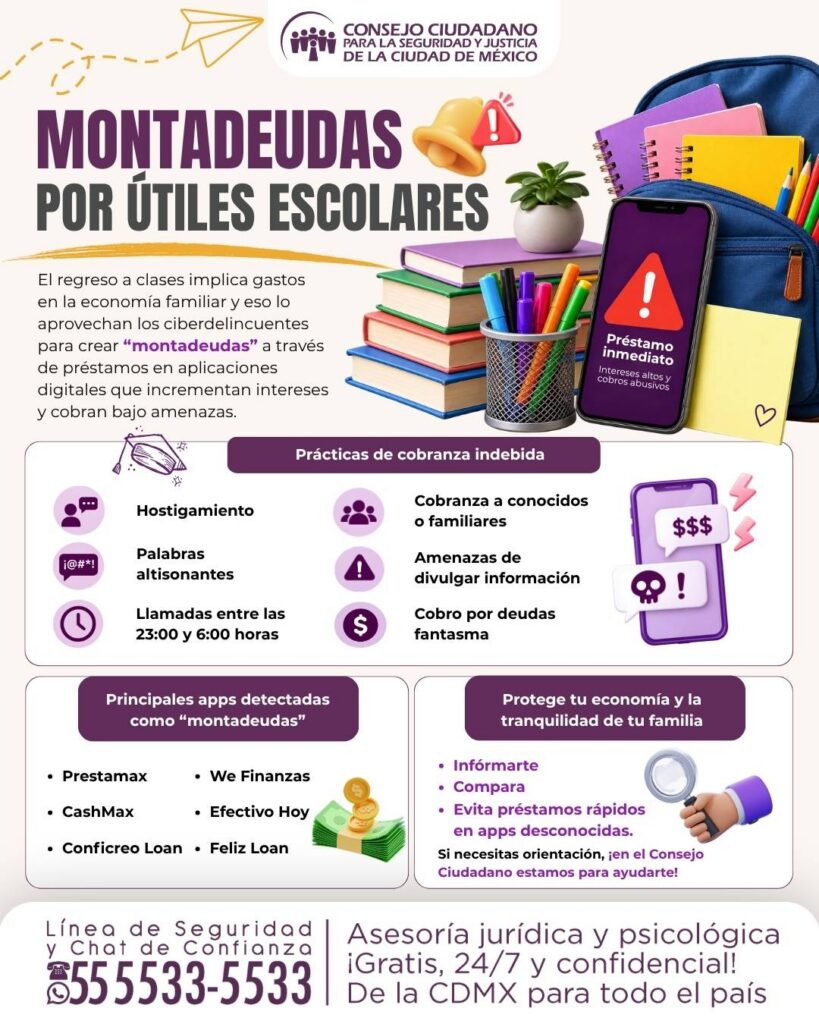 Montadeudas por útiles escolares