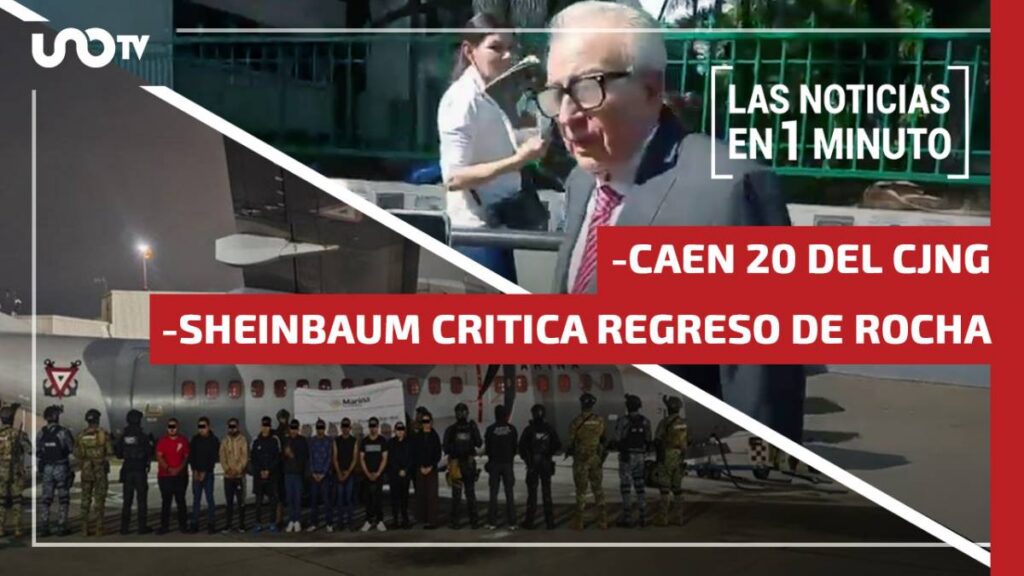 Noticias de hoy 24 de agosto de 2026, en un minuto, hasta las 19:00 horas