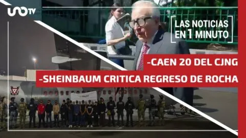Noticias de hoy 24 de agosto de 2026, en un minuto, hasta las 19:00 horas