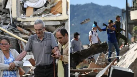 Sacan de los escombros a bebé tras sismo en Colombia: los rescates más conmovedores