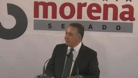 Inzunza reaparece en Senado tras 125 días: “Jamás me ausenté de mis funciones”