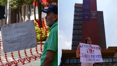 Víctimas de despojo y aspirantes de la UNAM encabezan las movilizaciones en CDMX este 3 de agosto