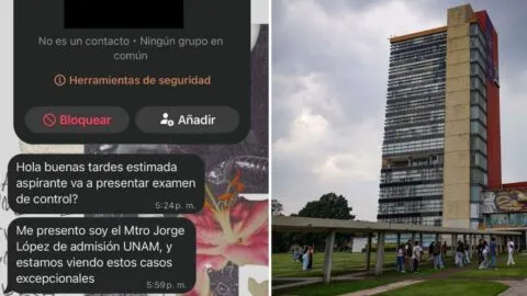 Ofrecen en redes supuesto “pase directo” a la UNAM a cambio de 20 mil pesos y hasta favores sexuales