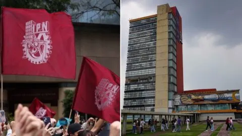 Jubilados del IPN y aspirantes de la UNAM encabezan las movilizaciones en CDMX este 17 de agosto