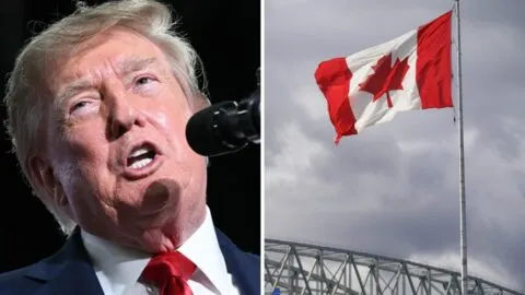 Trump amenaza a Canadá con impacto “devastador” por guerra comercial 