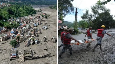 Nepal eleva a 359 muertos y más de mil 400 desaparecidos tras inundaciones y deslaves 