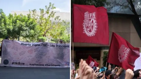 Marcha por la eutanasia y jubilados del IPN encabezan movilizaciones en CDMX este 28 de agosto