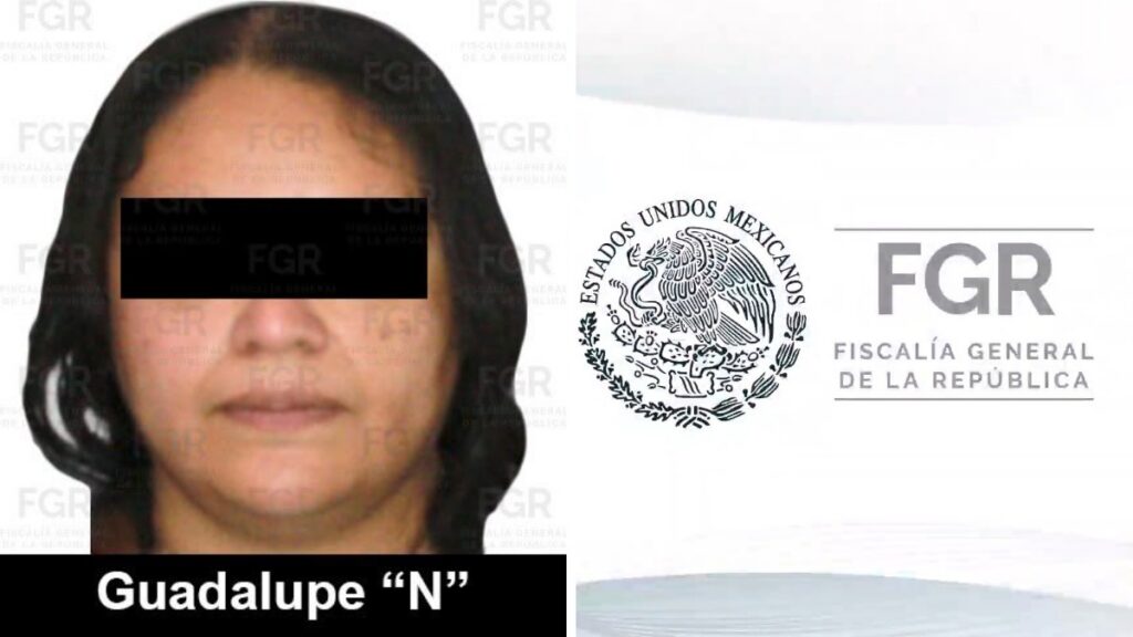 FGR obtiene prisión preventiva contra Guadalupe "N". Foto: FGR