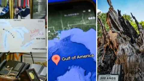 Del Golfo de América a la Noche Victoriosa: lugares que gobernantes decidieron renombrar