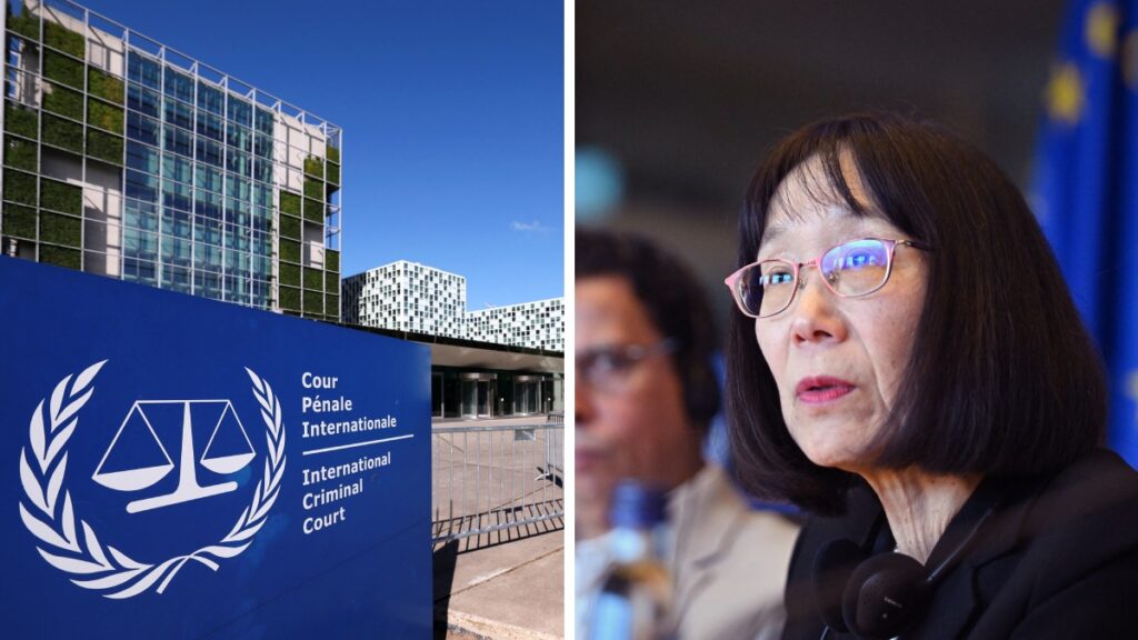 EE. UU. sanciona a Tomoko Akane, presidenta de la CPI. Foto: Reuters/AFP