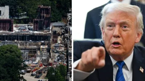 Corte de EE. UU. bloquea la construcción del salón de baile de Donald Trump