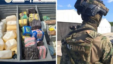 Golpe al narco: Semar asegura 4 toneladas de cocaína y destruye laboratorio; embajador de EE. UU. reconoce decomiso