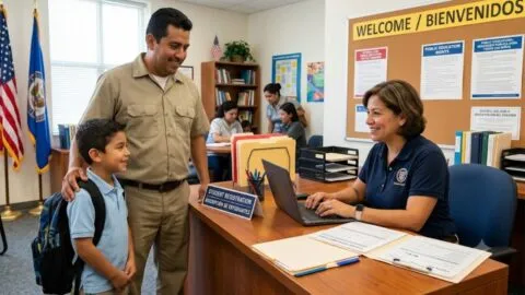 ¿Pueden pedir estatus migratorio para inscribir a un niño en una escuela pública de EE. UU.?